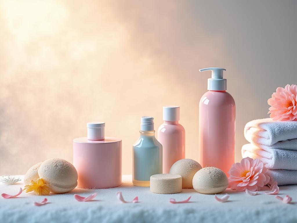 Luxury handmade bath products collection